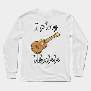 Ukulele player Long Sleeve T-Shirt